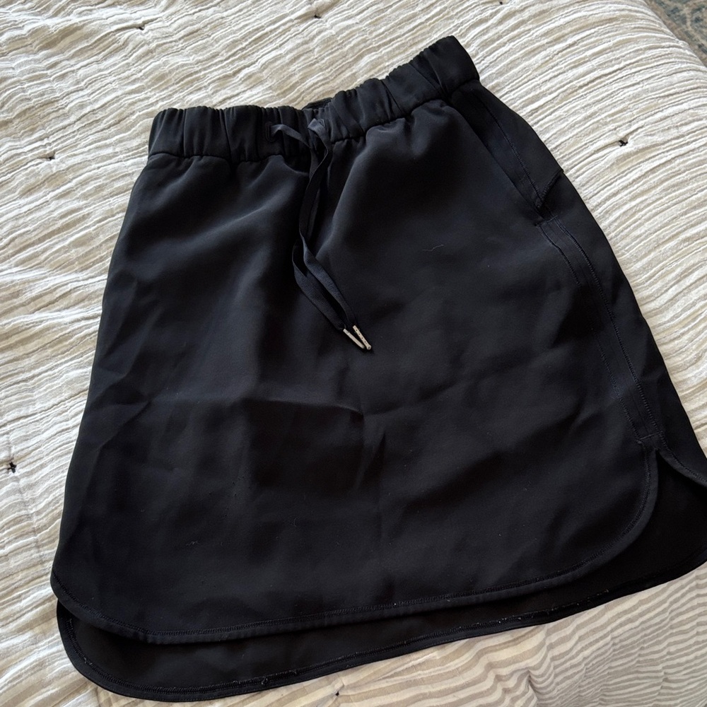 lululemon athletica on the fly Black Skirt